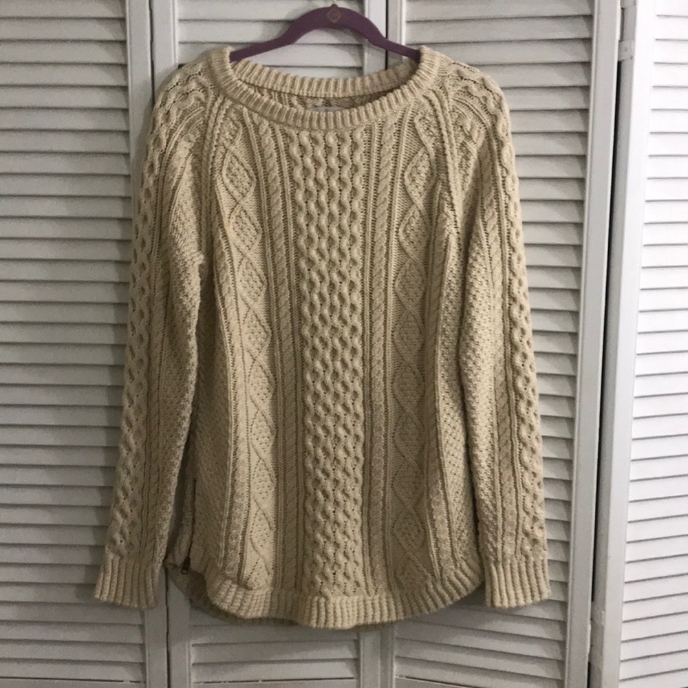 LL Bean signature cotton tunic sweater Small